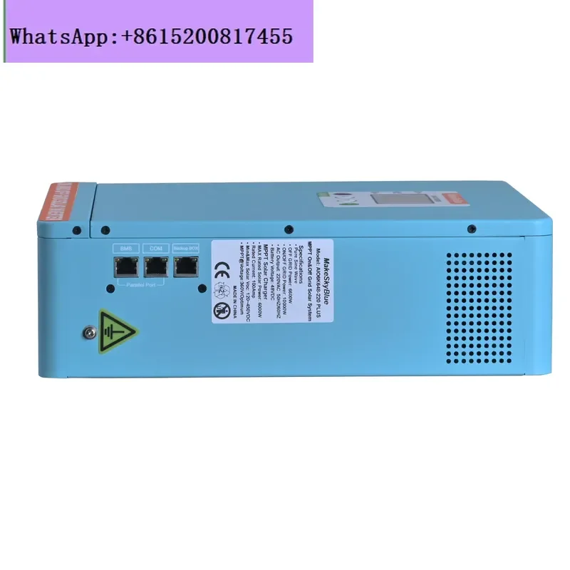 1PCS 4KW 5KW 7KW Hybrid Solar Inverter Off Grid On Grid Energy Storage Controller Anti Backflow Integrated All in One Machine