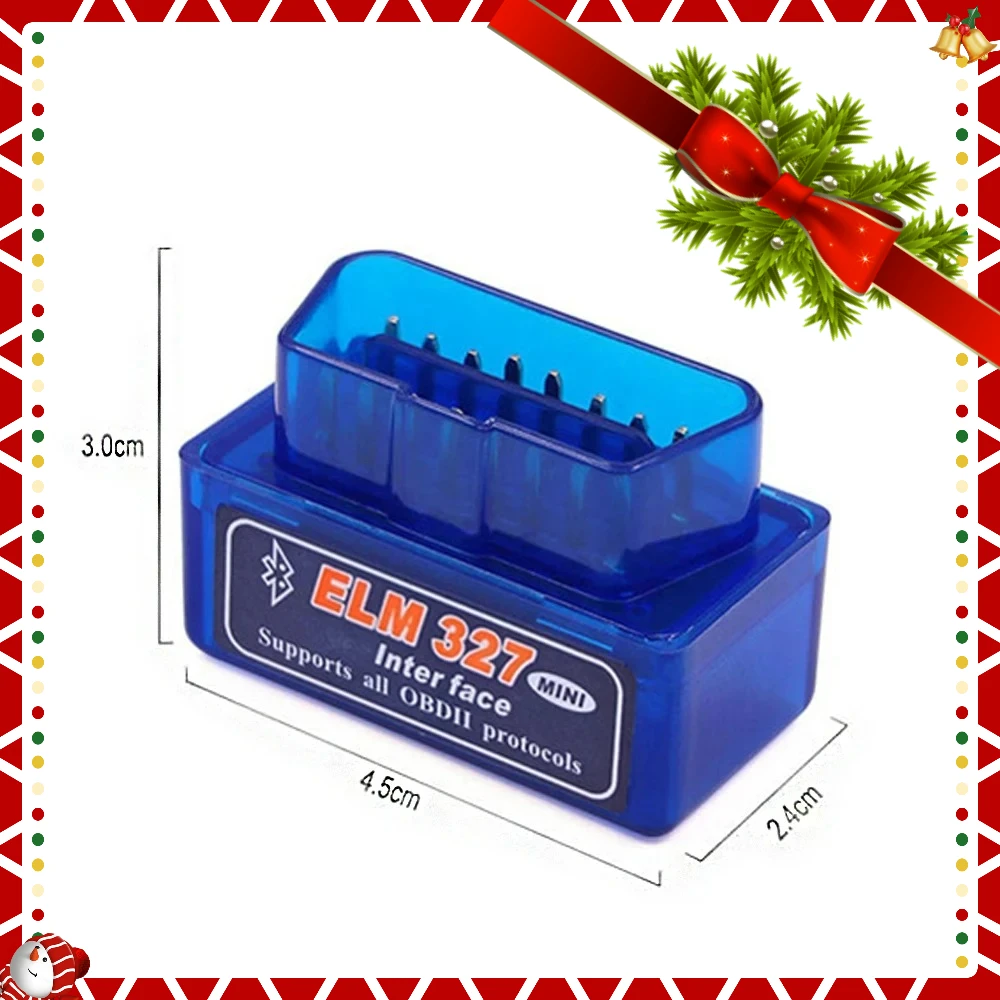 

16 PIN Interface V2.1 ELM327 OBD2 Mini Code Reader Scan Tool Bluetooth Car Scanner For Android Diagnostic-Tool OBDII OBD 2 For A