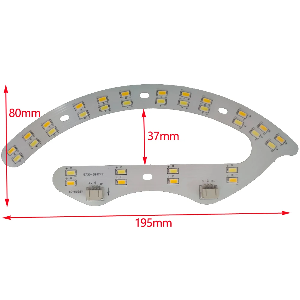 Led Module For Ceiling Lights Dimming 220V Replacement Led Light Panel 64W 96W Energy Saving Module Lamp For Ceiling Fan Lamps
