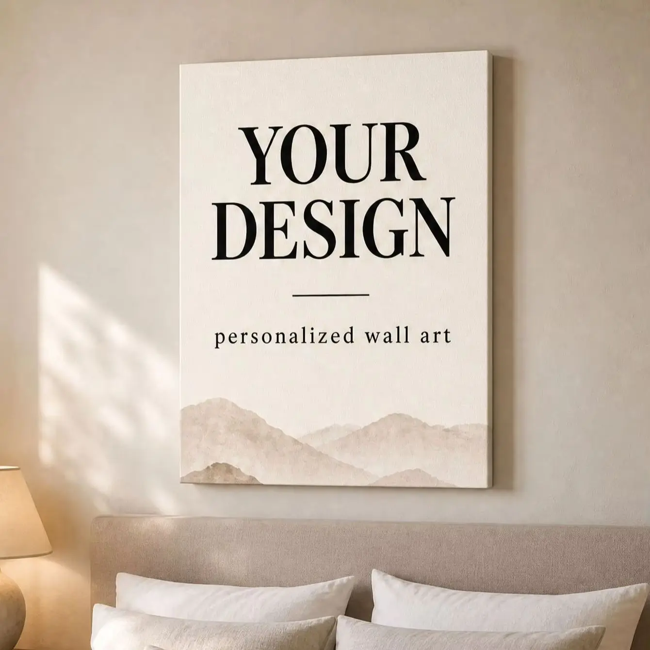 Custom Photo Canvas Print, Personalized Unframed Wall Art for Friends, Memory Photo Poster for Apartment Decor & Birthday Gift
