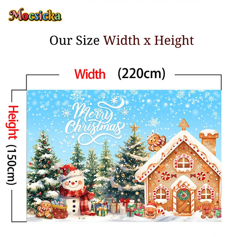 Buon natale fotografia fondali pupazzo di neve albero di natale decorazioni per feste forniture ritratti di famiglia ritratti per bambini puntelli da Studio