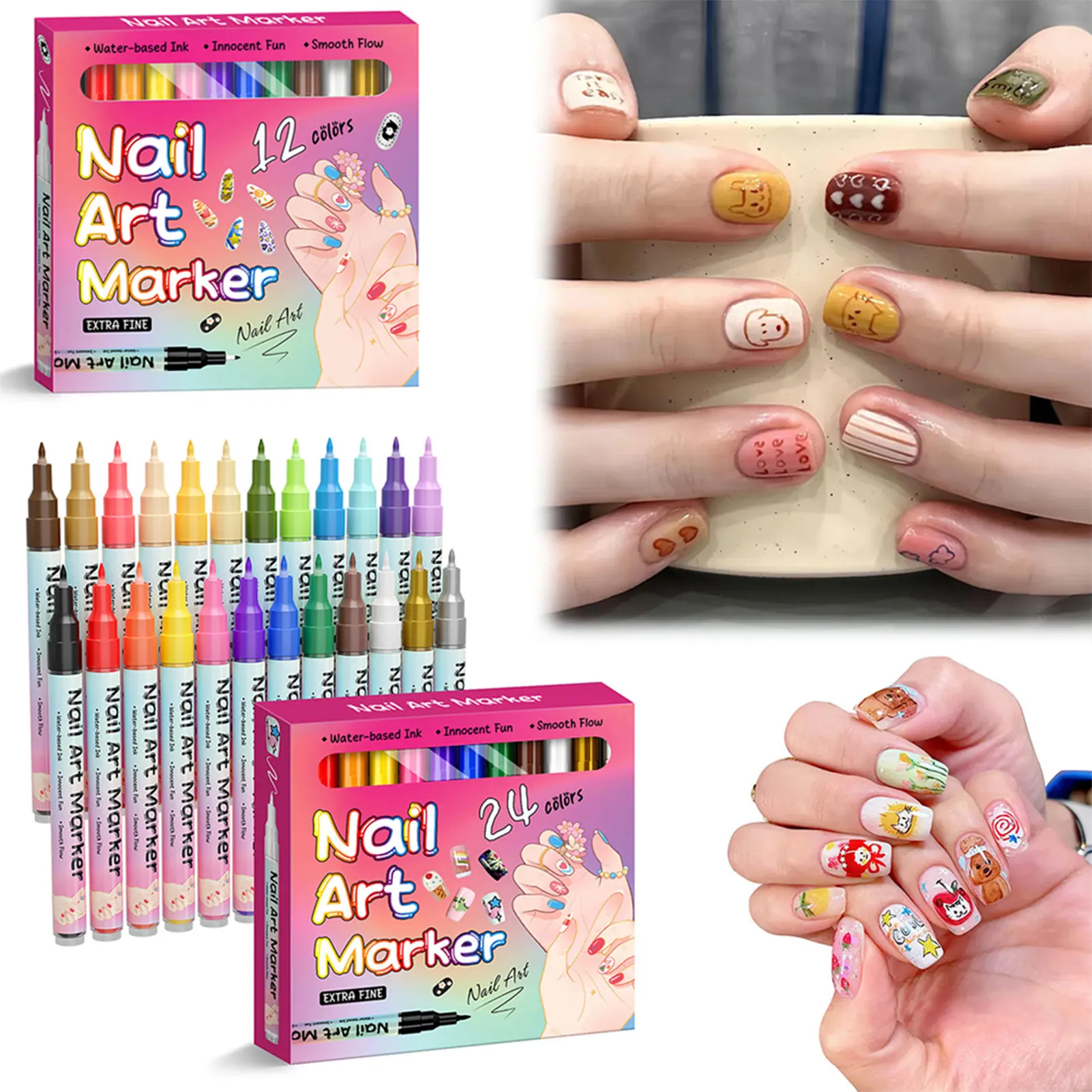 Premium Nail Art Pens Versatile For DIY Nail Art & Pro Designs Home Manicure Experience