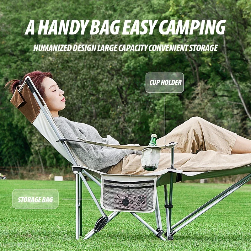 Exploratory outdoor folding lounge chair portable ultra-light fishing chair beach camping director chair backrest stool