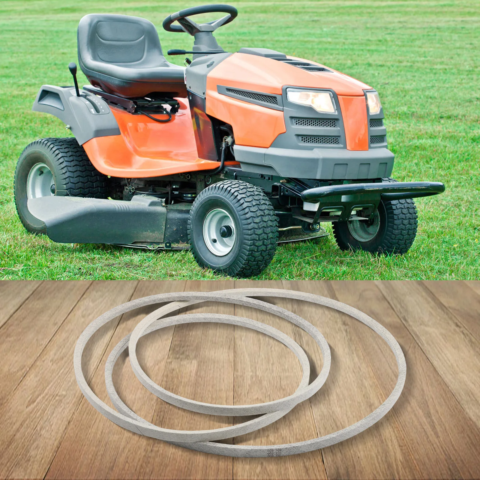 Aramid Belt 5103885 For IS600 ISX800 Lawn Mo/wer Deck Drive Replacement Part Compatible With 5902073 5902075 44 48 52 Inch