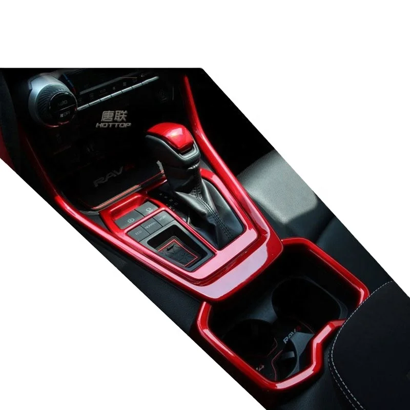 

Red ABS Complete interior decoration For Toyota Rav4 2019 2022 5Th