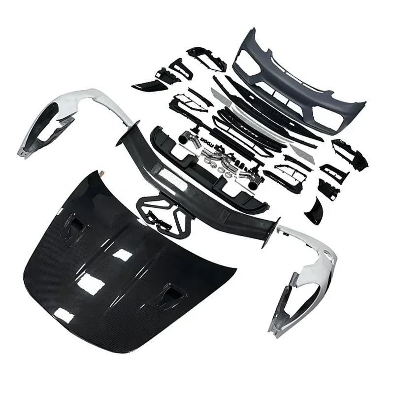 

SPC 718 GT4 RS Body Kit For Porsche Boxster Cayman 2016-2022 PP Upgrade Aerodynamic Body Kit For Porsche 718 GT4 RS Car Bumpers