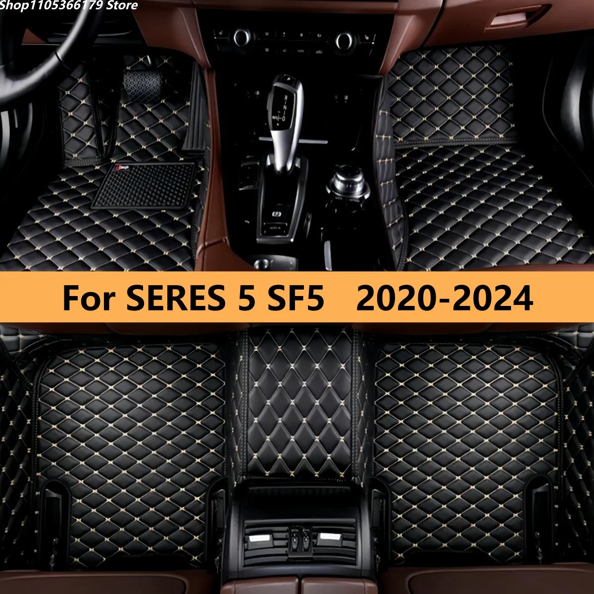 

Автомобильные коврики для SERES 5 SF5 2020-2024, кожаные, для переднего и заднего ряда, полный комплект, ковровые покрытия, коврики для ног