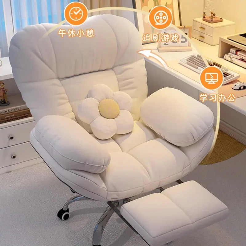 Soft Sales Office Chair Mobile Sofas Ergonomic Professional Swivel Theater Gaming Chair Nordic Sillas De Gamer Home Furniture image 5