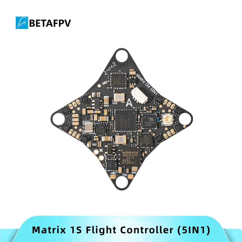 

BETAFPV Matrix 1S 5IN1 AIO FC Brushless Flight Controller 2.4G ELRS 400mW VTX For Meteor75 Pro Whoop Quadcopter Racing Freestyle