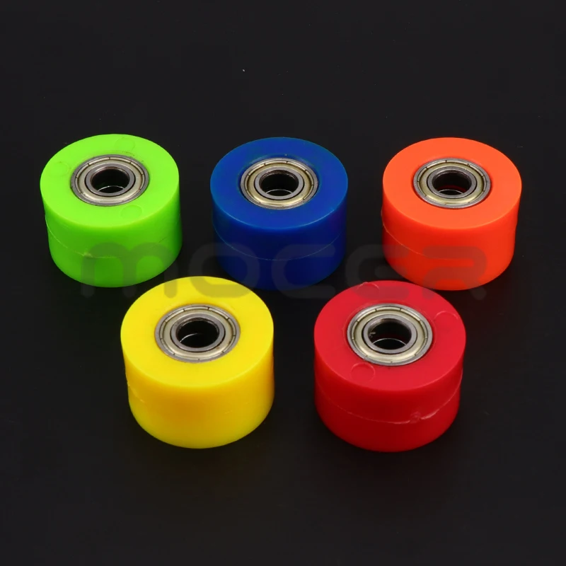 8mm/10mm Drive Chain Pulley Roller Slider Tensioner Wheel Guide For CRF YZF EXC RMZ KLX Most Of Dirt Pit Bikes Enduro Motocross