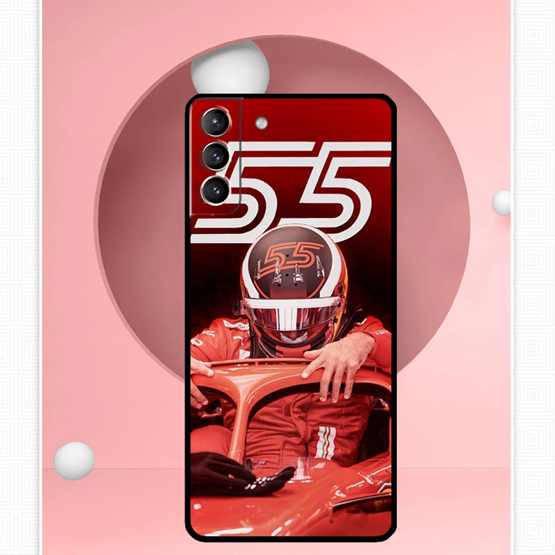 Carlos Sainz F1 Case For Samsung Galaxy S24 S23 Ultra S22 S20 FE S21 FE Note 10 20 S8 S9 S10 Plus Cover