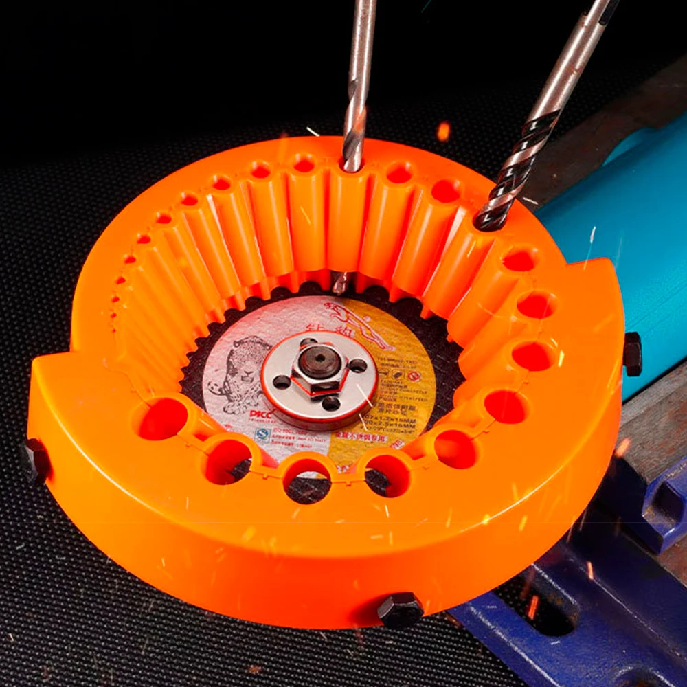 

1 вспомогательный инструмент для шлифовки и полировки, утолщенные 25 отверстий, аксессуары для угловой шлифовальной машины 115/125, инструмент для ремонта дрели