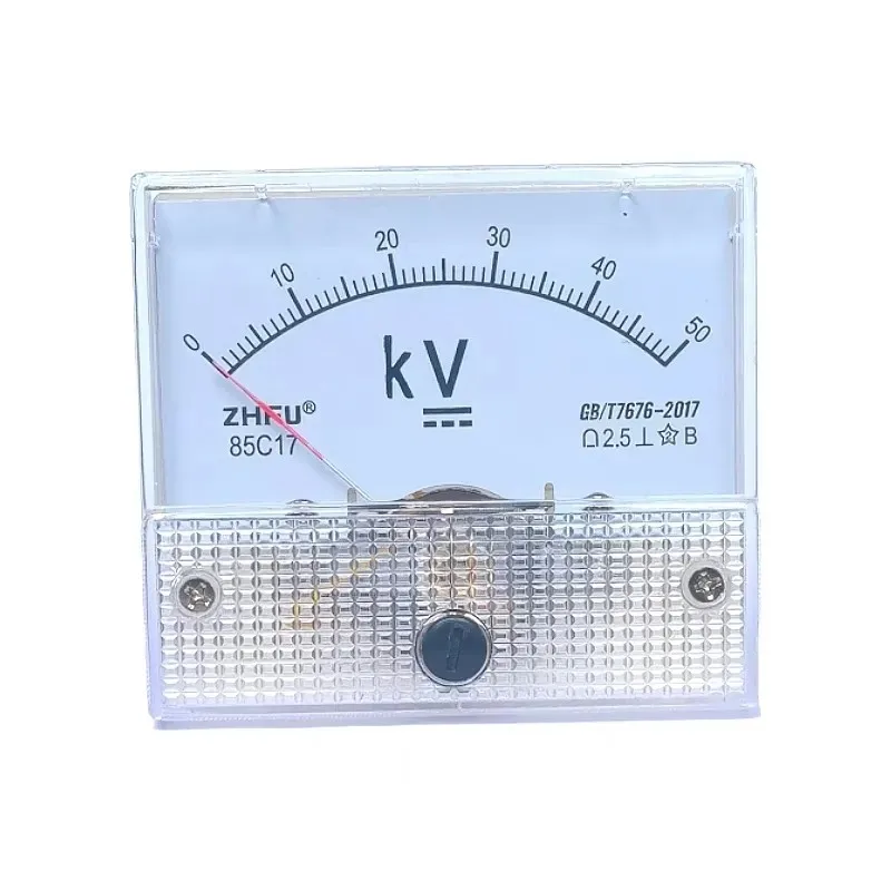 Pointer type DC voltmeter 85C1-5KV/10KV/15KV/20KV/30KV/50KV/100KV High voltage voltmeter High Voltage Resistor