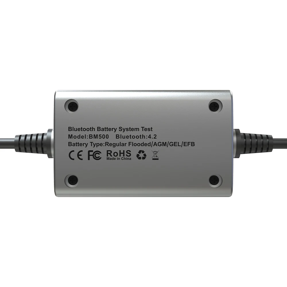 Car Battery Analyzer 6V 12V 24V Bluetooth 4.0 BM500  Monitor For Android IOS Phone Charging Cricut Load Tool  Test