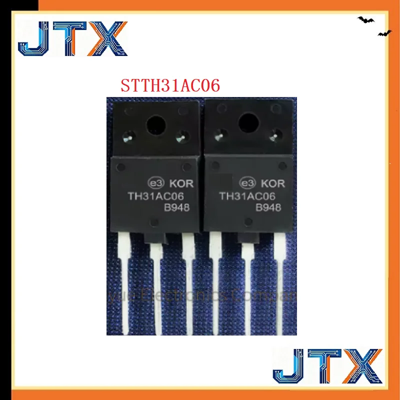 10PCS/LOT   STTH31AC06 TH31AC06 TO-3PF 31A 600V