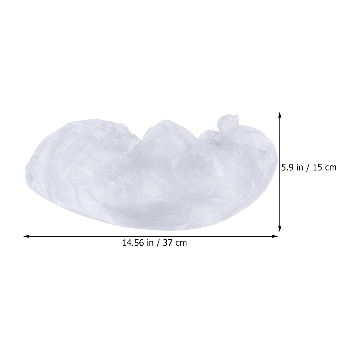 

200Pcs Waterproof Dustproof Shoe Cover Disposable Plastic Shoes Protector for Home Office Non Slip Adjustable Band