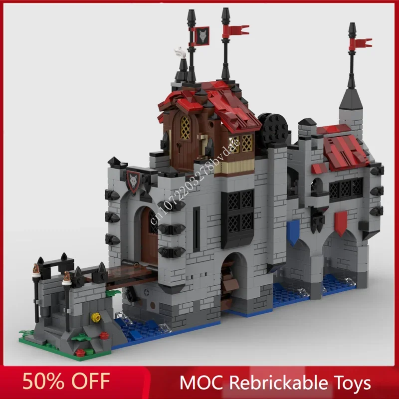 

1228PCS Customized MOC Wolfpack Forge view Model Building Blocks Bricks Children birthday toys Christmas gifts