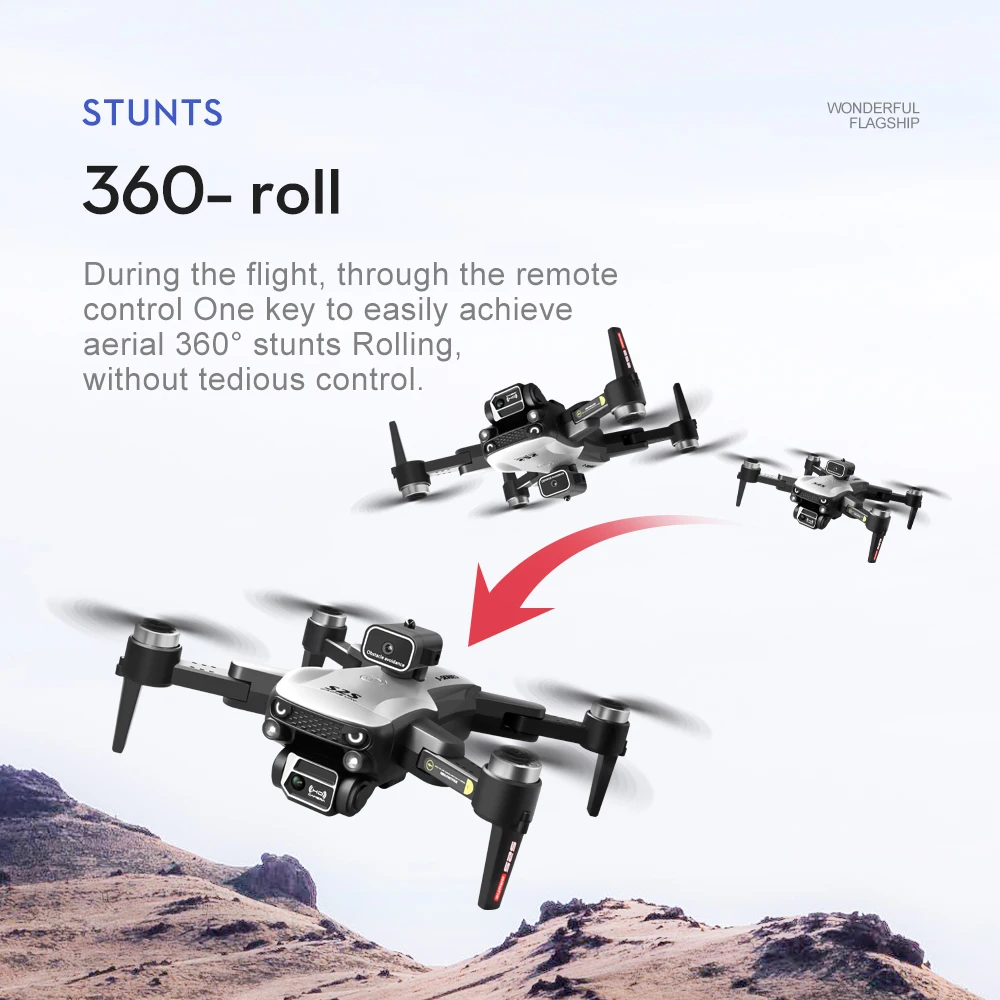 

Newest S2S Drone 8K 5G GPS HD Aerial Photography Dual-Camera Omnidirectional Obstacle Brushless Avoidance Quadcopter Toys Gifts