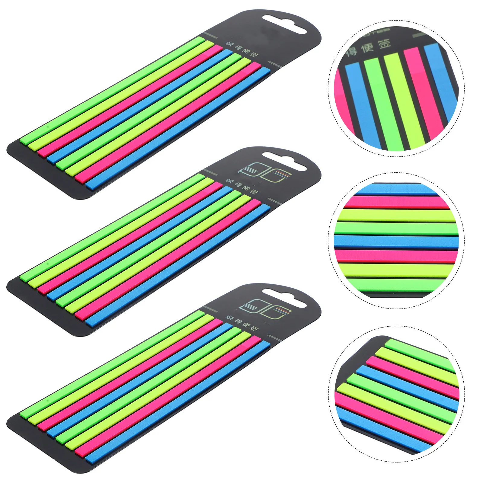 

Fluorescent Reading Strips 4 Colors Transparent Adhesive Highlighter Tape For Learning Book Marking School Office