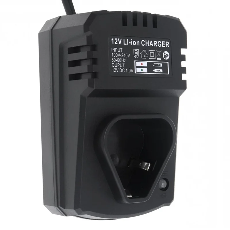 ABKL chargeur de perceuse électrique chargeur de batterie au Lithium 12V chargeur Li-Ion 110-240V pour perceuse au Lithium/clé électrique prise ue