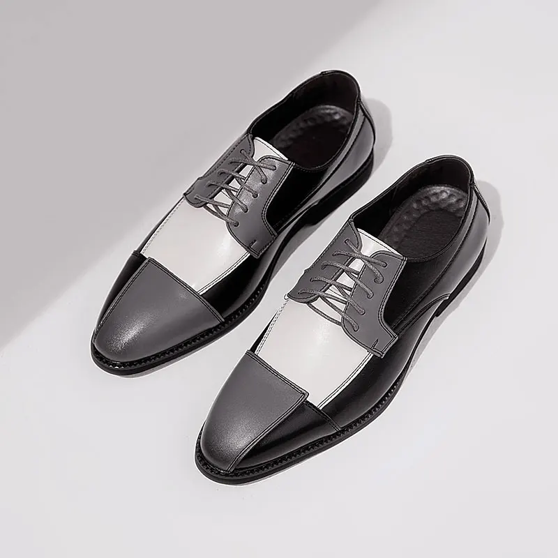 Men's leather shoes, banquet, wedding party, high-quality genuine leather shoes #SJ-1109