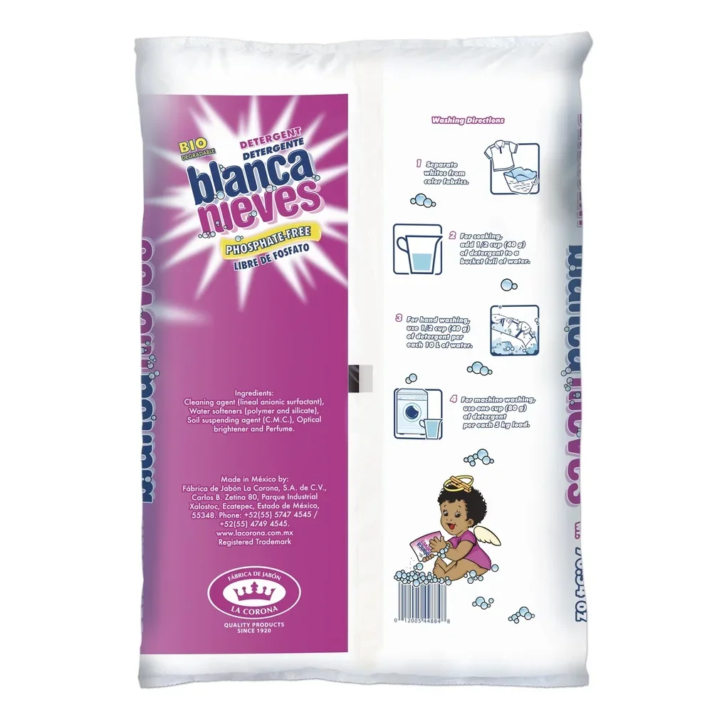 3 عبوات من مسحوق منظف الغسيل آمن لجميع الأعمار، رائحة طازجة قابلة للتحلل، تنظيف عميق، مزيل رائحة البقع، لطيف على البشرة 25 تحميلًا