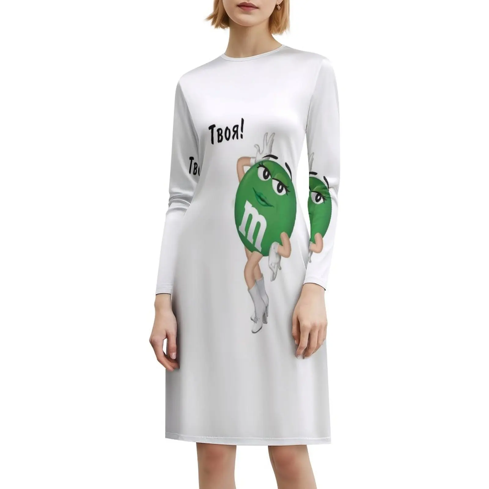 ТВя فستان كاجوال على الطراز الكوري للنساء فساتين مكتب يومية بسيطة للسيدات маССыыыыыыыыыыыыы ЭВОК #6