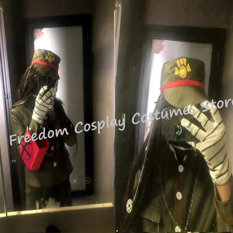 CyAnime Game Danganronpa костюмы для косплея костюм на Хэллоуин V3 Korekiyo Shinguji топ брюки униформа шляпа полный комплект костюм для взрослых куртка