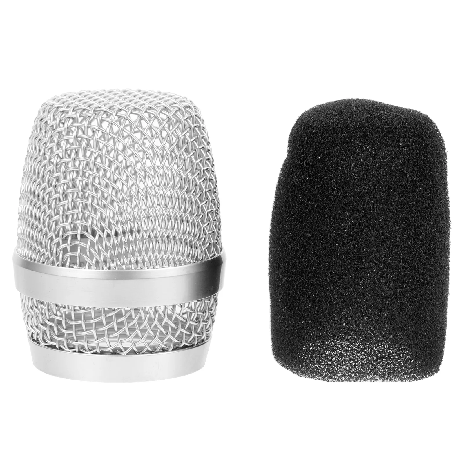 

Durable Metal Mic Grille Ball Head Replacement Smooth Surface Electroplated Process Good Texture Easy Install Remove