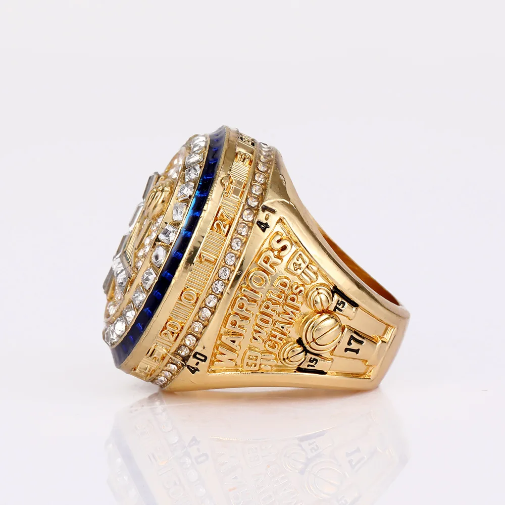 4 sets of basketball championship rings, 2015/2017/2018/2022 basketball championship commemorative ring collectibles, men's gift