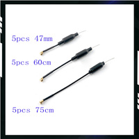 5PCS HappyModel Linear Dipole 5.8G 2dbi Nano Antenna UFL 47mm 60mm 75mm for Mobula7 / Mobula7 1S HD / Mobula8 FPV Tinywhoops