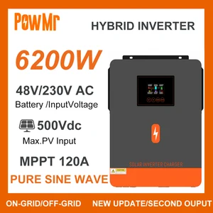 3KW 4.5KW 6.5KW 4.2KW 6.2KW 10KW 24V 48V 230VAC MPPT LOCAL INVERTER LOCAL DELIVERY CABBER LIFEPO4 7 Main Hybrid Inverter Sales - №6