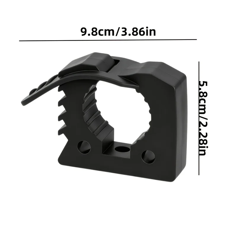 2pcs Rubber Clamps Quick Release Mounting Clamps 30-40mm for Car Off Road Truck Trailer RV Boat Accessories Mounting Tools