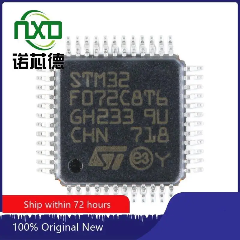 10PCS/LOT STM32F072C8T6 LQFP48 new and original integrated circuit  IC chip component electronics professional BOM matching