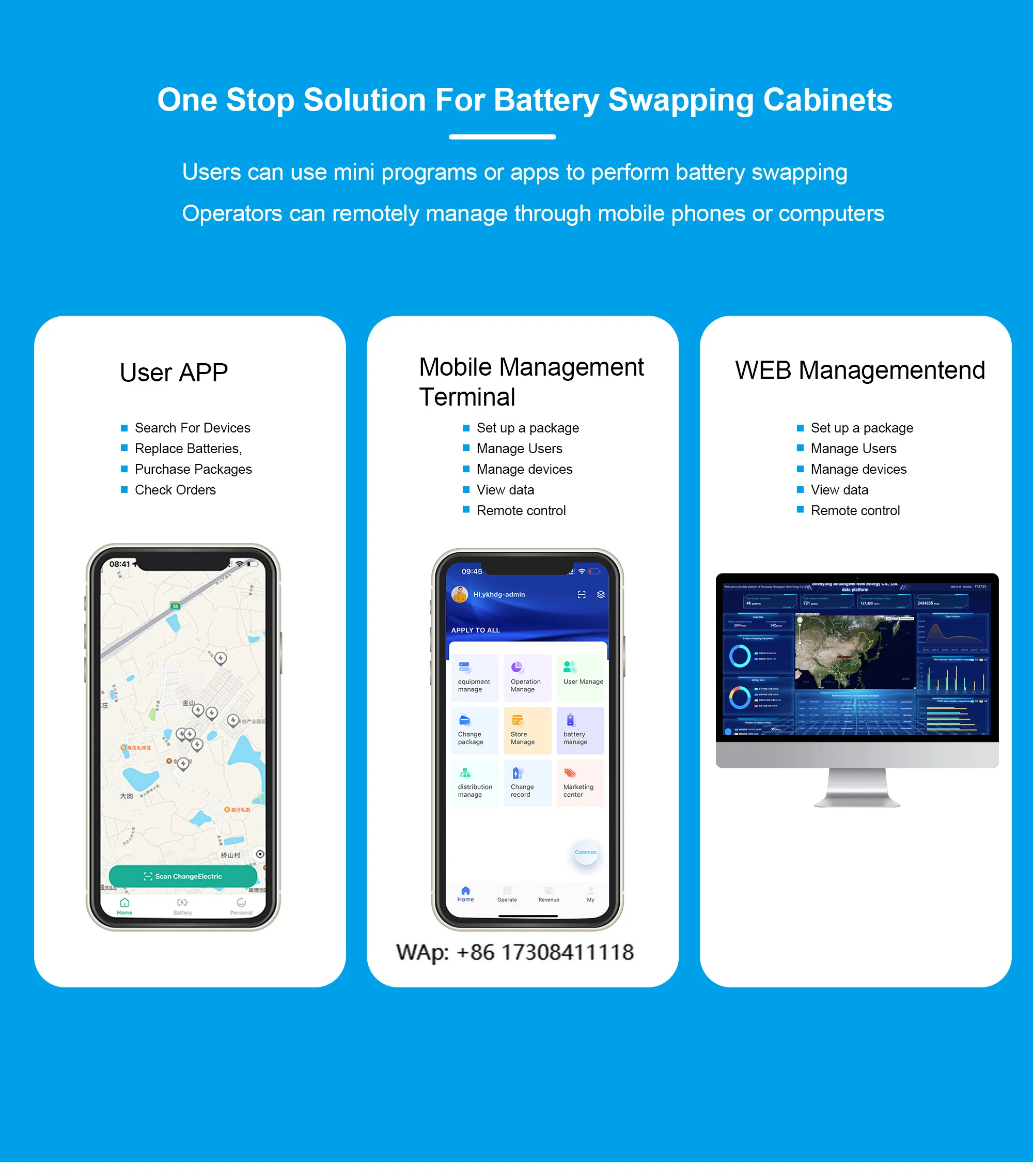 Electric Motorcycle Battery Exchange Cabinet, Electric Bicycle Charging Station