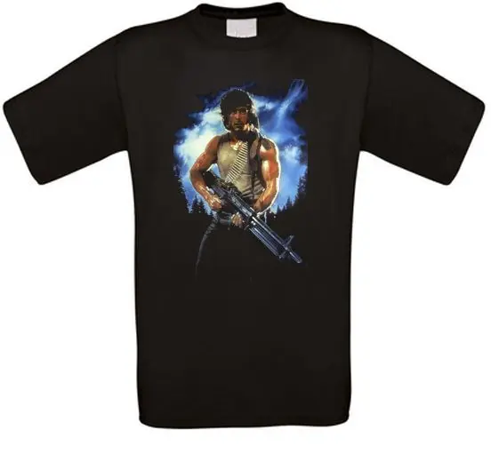 Rambo First Blood Sly Cult Movie T-Shirt All Sizes NEW-