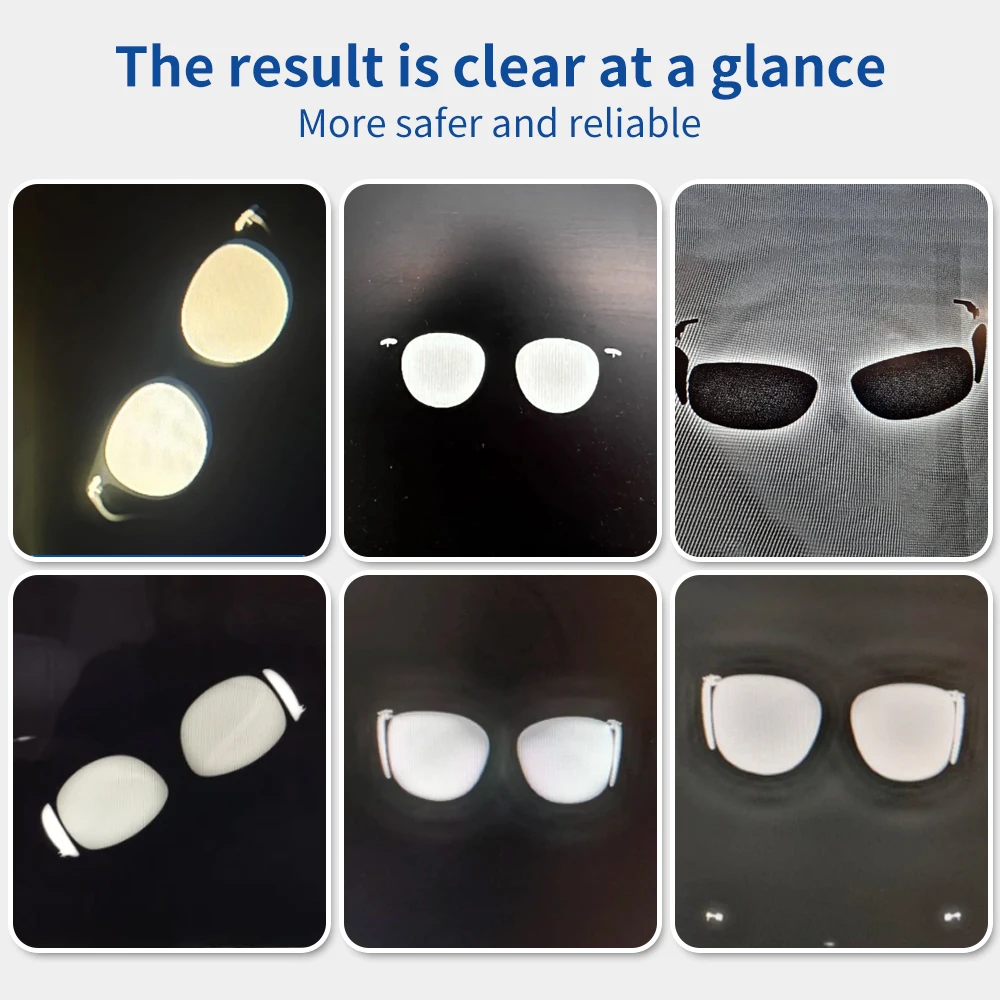 Genuine Nuclear Radiation Protective Lead Spectacles All Defense X-Ray Gamma Ray Protective 0.75mmpb Lead Glasses Safety Glasses