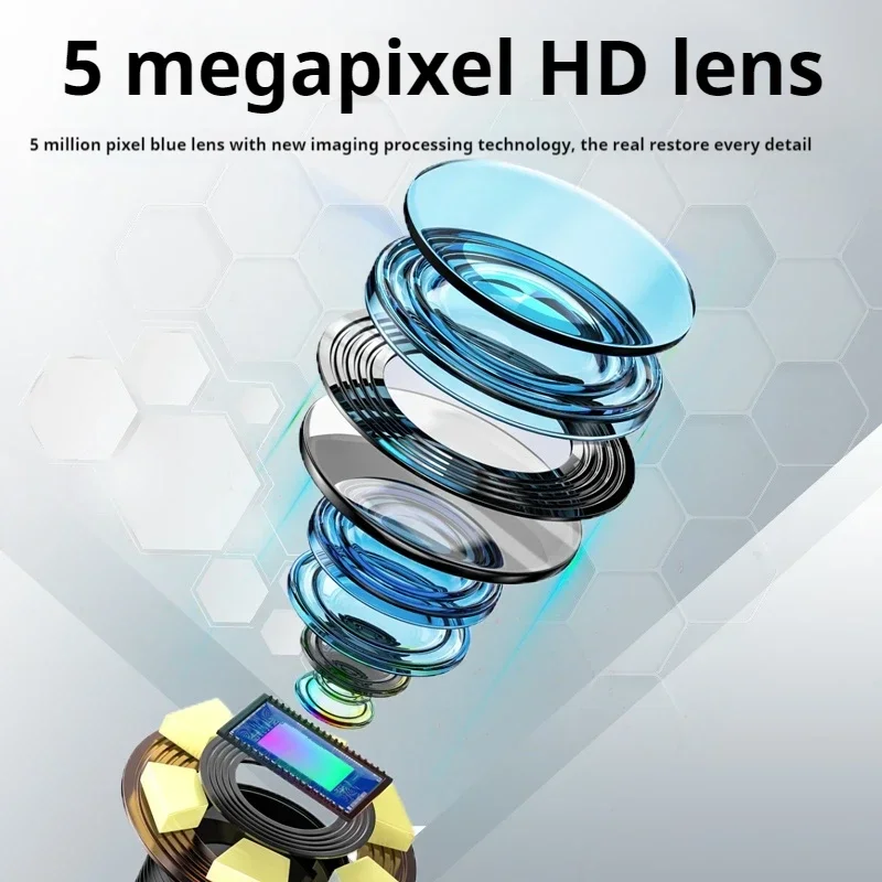 3.9mm HD Two-Way Rotary 360 ° Industrial Piping Endoscope Camera Borescope Inspection with 4.3Inch IPS for Automotive Inspection