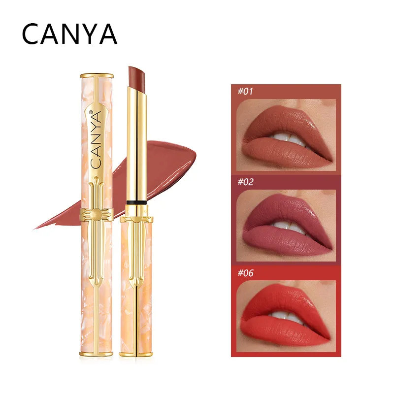 High Quality Nude Lipstick Crayon Long Lasting Matte Lip stick Pen 24 Hours Waterproof Moisturizer Colouring Lip Tint  Cosmetics