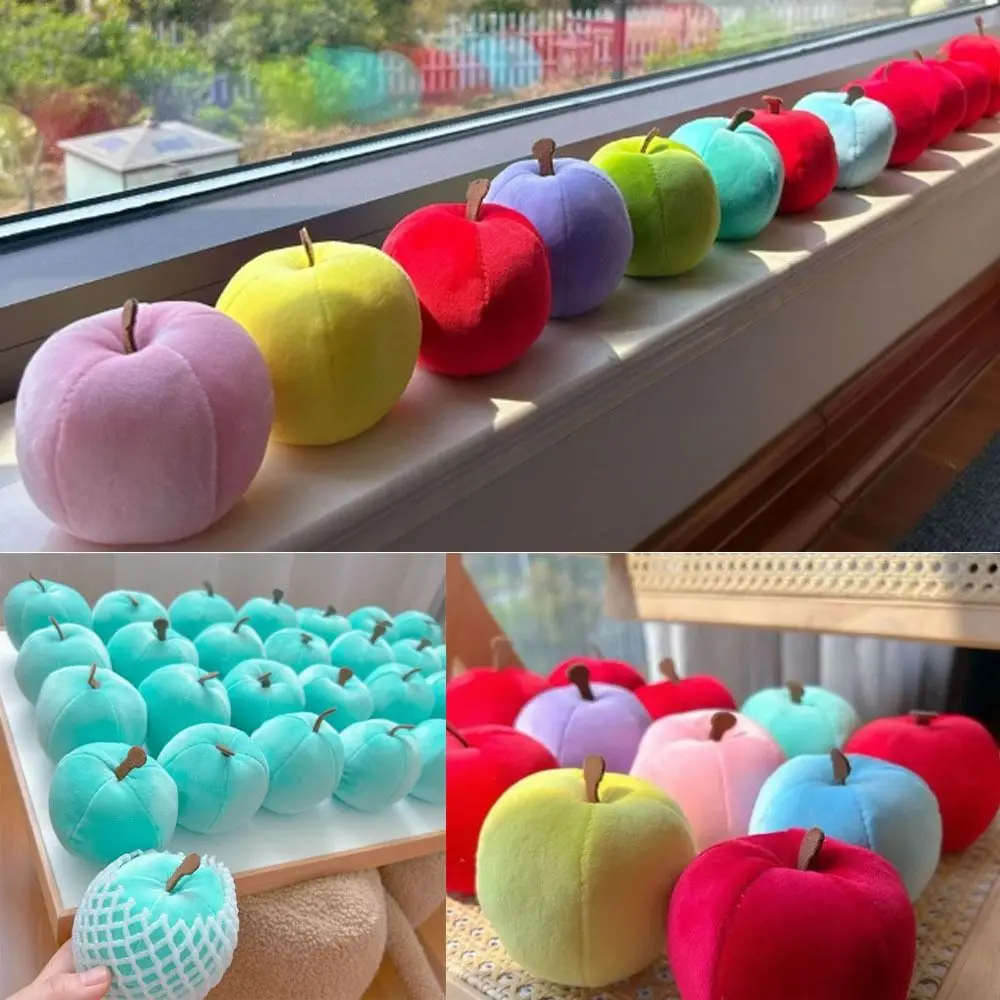 Regalo creativo Peluche da 10 cm Morbido antistress Decomprimere Giocattolo di frutta Colore blu Cotone PP Piccolo ornamento