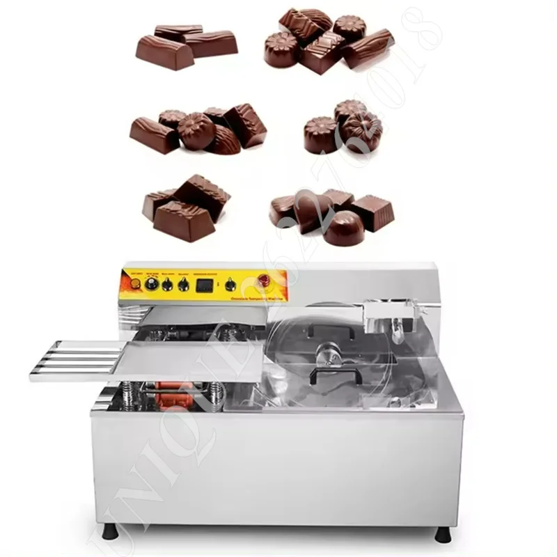 

Commercial Chocolate Tempering Maker Small Automatic 8 Kg Mold Enrobing Coating Moulding Melting Maker Chocolate Making Machine