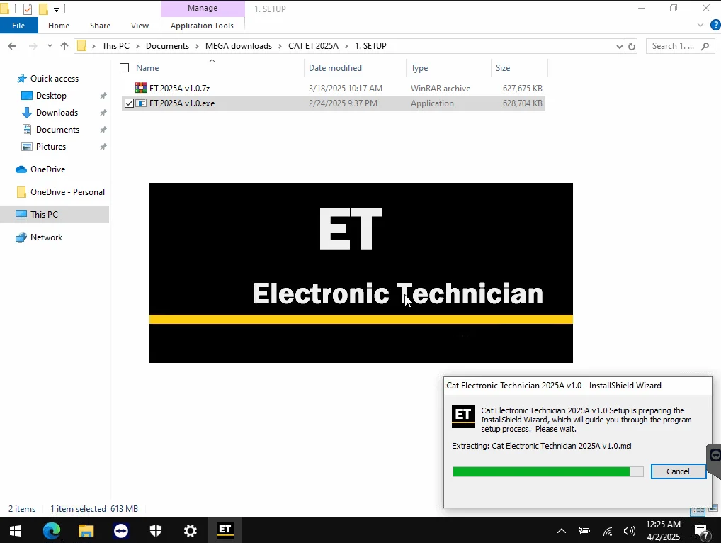 TruckEPC ET 2025A+ET2026A Electronic Technician Diagnostic Keygen for Cat