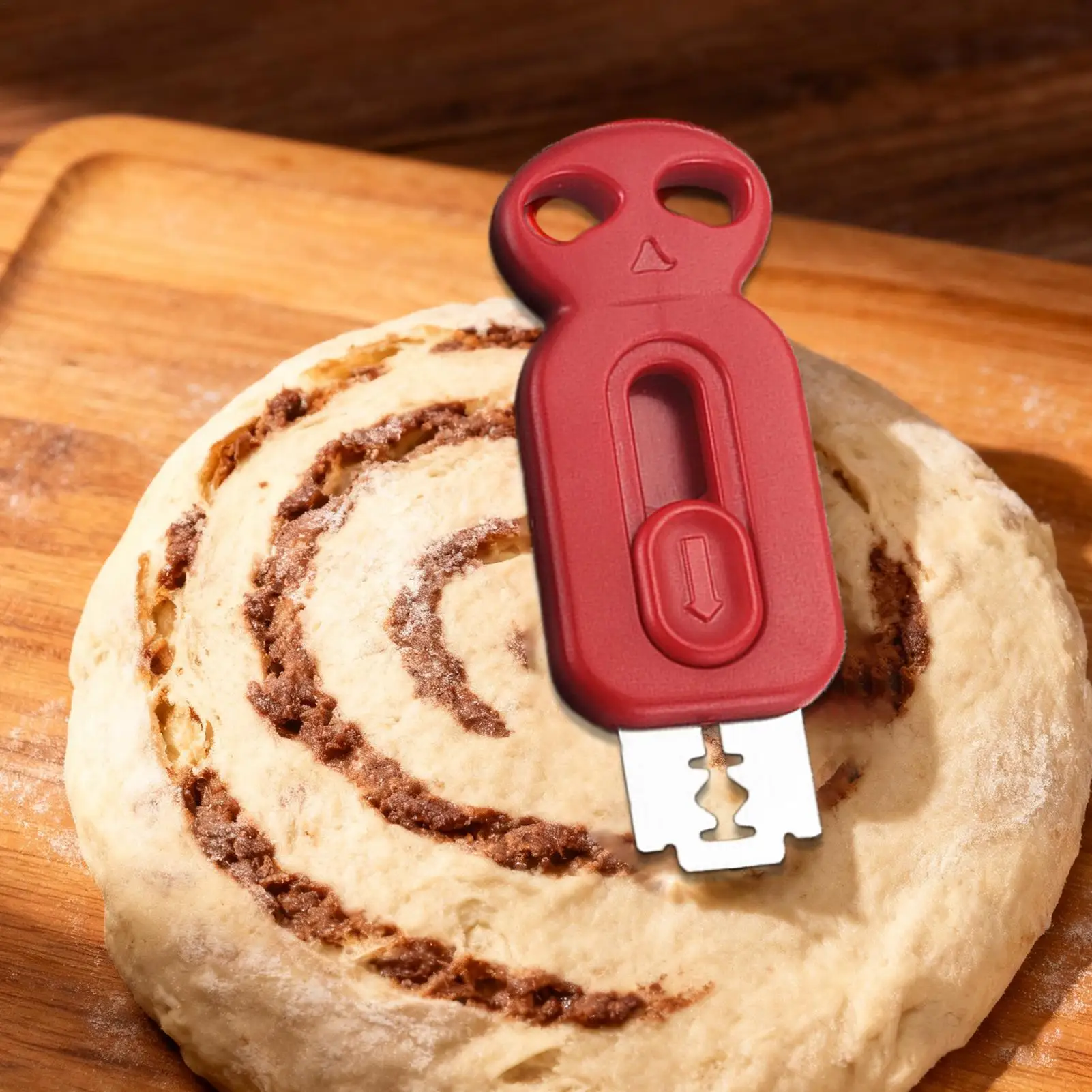 Herramienta de puntuación de pan, aparatos de puntuación para hornear, masa más grande para cocina, hogar, panadería, masa para hornear, pastelería, mujeres, hombres, adultos, principiantes