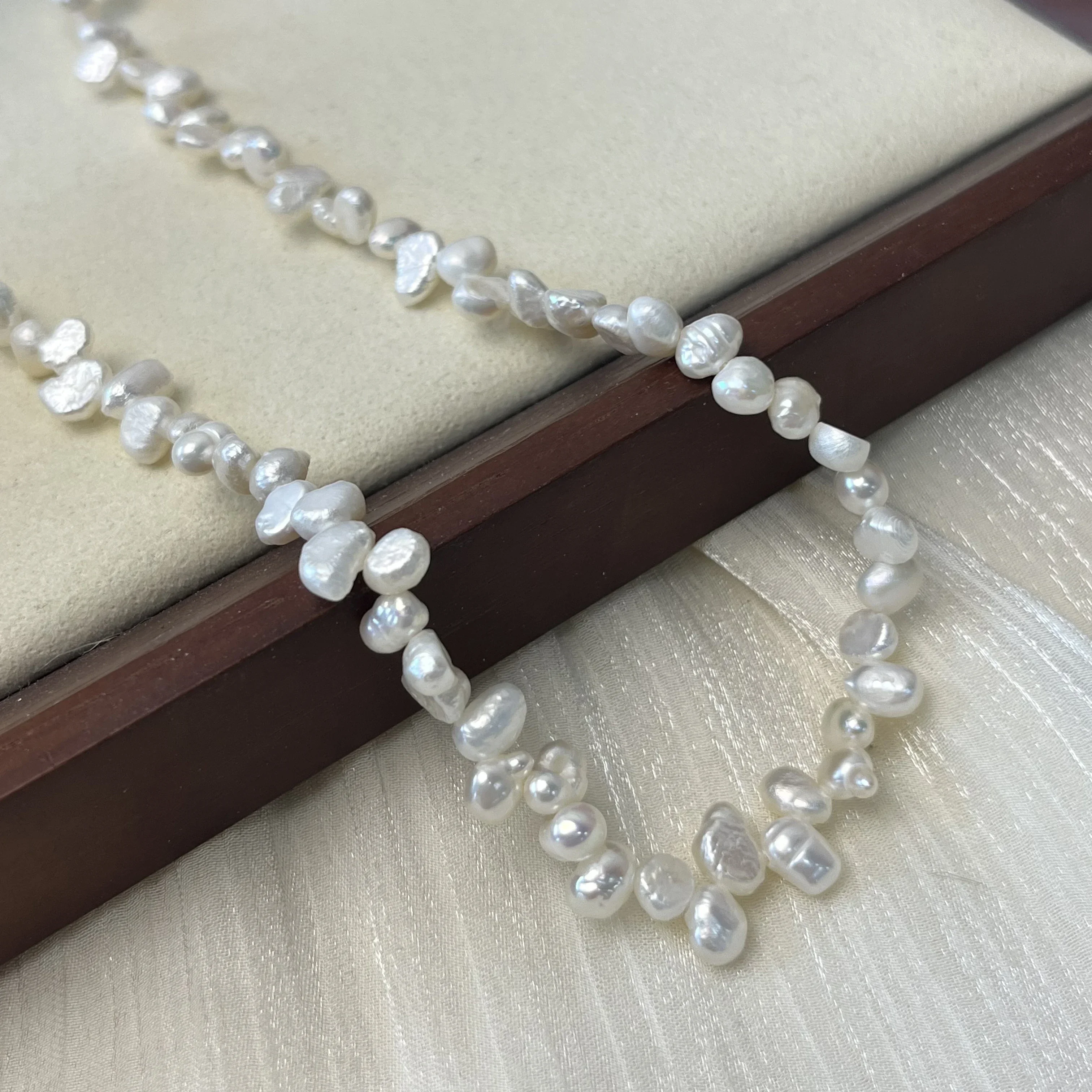 

6-7mm AAAA Irregular Natural Freshwater Baroque Pearl Isolated Bead Jewelry Make DIY Necklace Bracelet Accessories Women Wedding