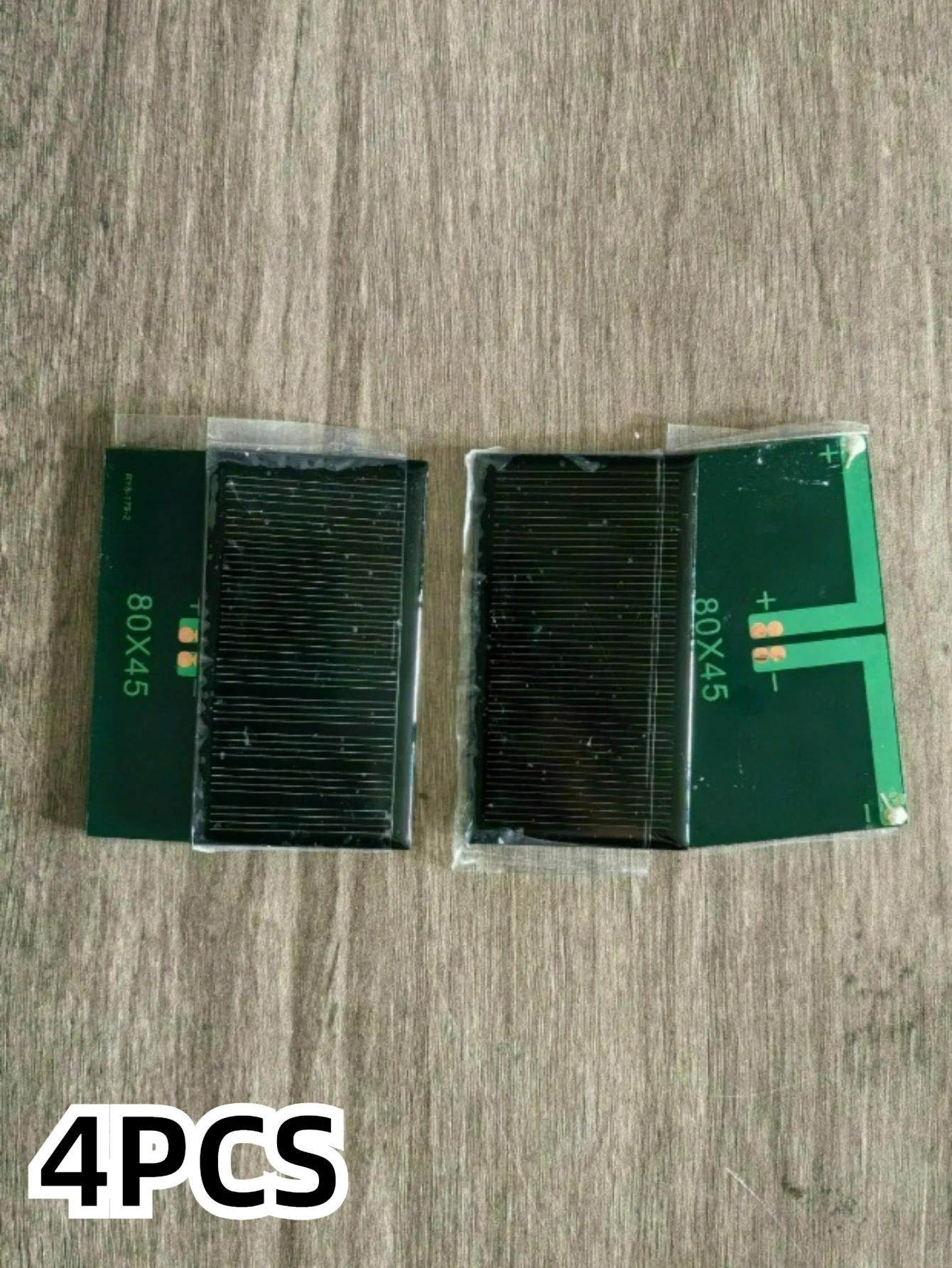 Single Crystal Mini Solar Cell 1PCS‑4PCS 5V 80MA 0.4W 80x45mm Epoxy Solar Panel DIY Portable Power Module for Battery Charging