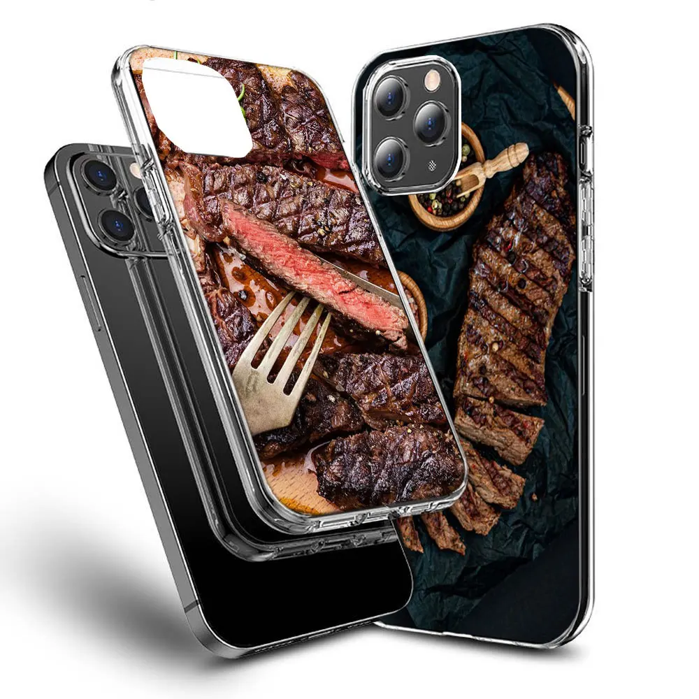 Tomahawk Steak Perfect Barbecue Phone Case For Apple Iphone 15+ 14 Plus 16 Pro Max 12 13 Mini 11 Pro X XS Max XR Cover Shell Coq