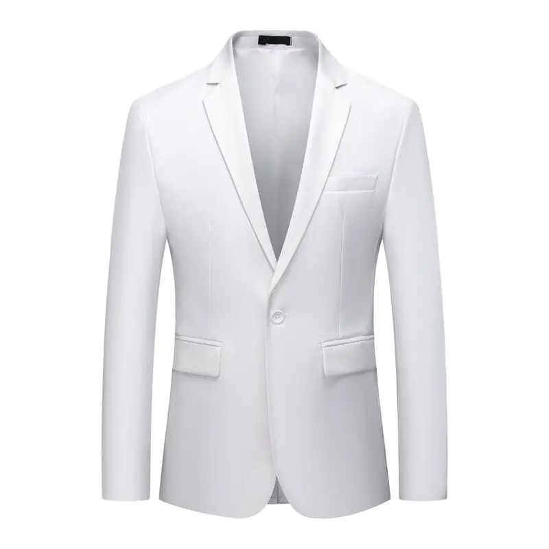 

XS-6XL Solid Wedding Men Suits Blazer Bridegroom Business Groom Tuxedo Jacket Formal Costume Homme Party Coat with One Button