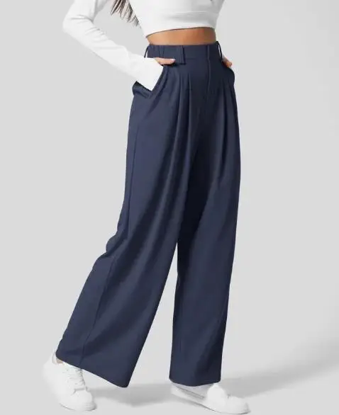 

High Waist Wide Leg Casual Loose Pants Versatile 2025 Drooping Style for Comfortable Fit