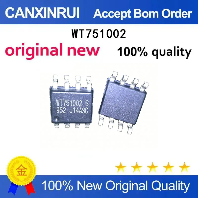 

(5-100 Pieces) New stock WT751002 S MT751002S SOP-8