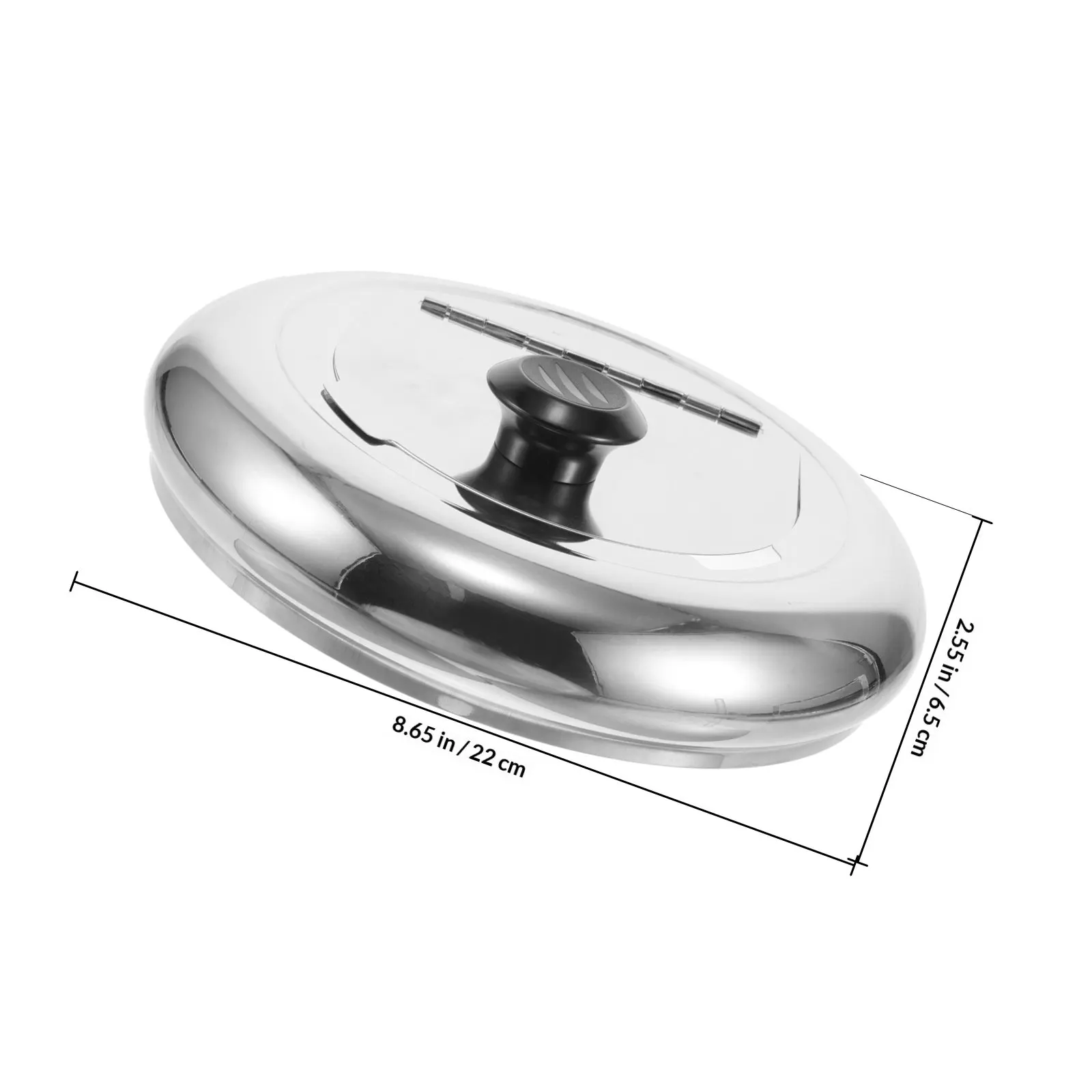Heavy Duty Stainless Steel Soup Warmer Lid – Spill-Proof, Heat-Retaining Cover for Buffet, Hotel & Restaurant Kitchens